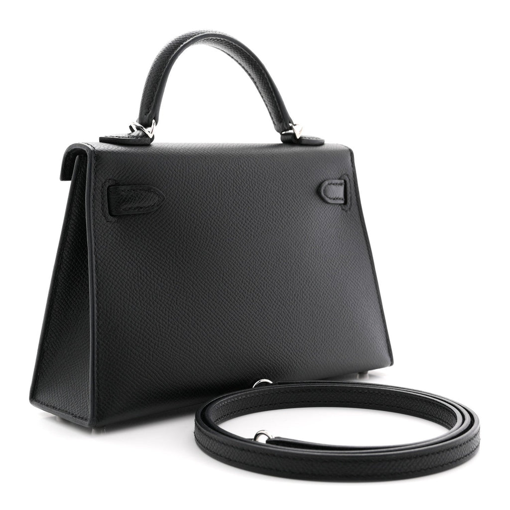 Epsom Mini Kelly Sellier 20 Black