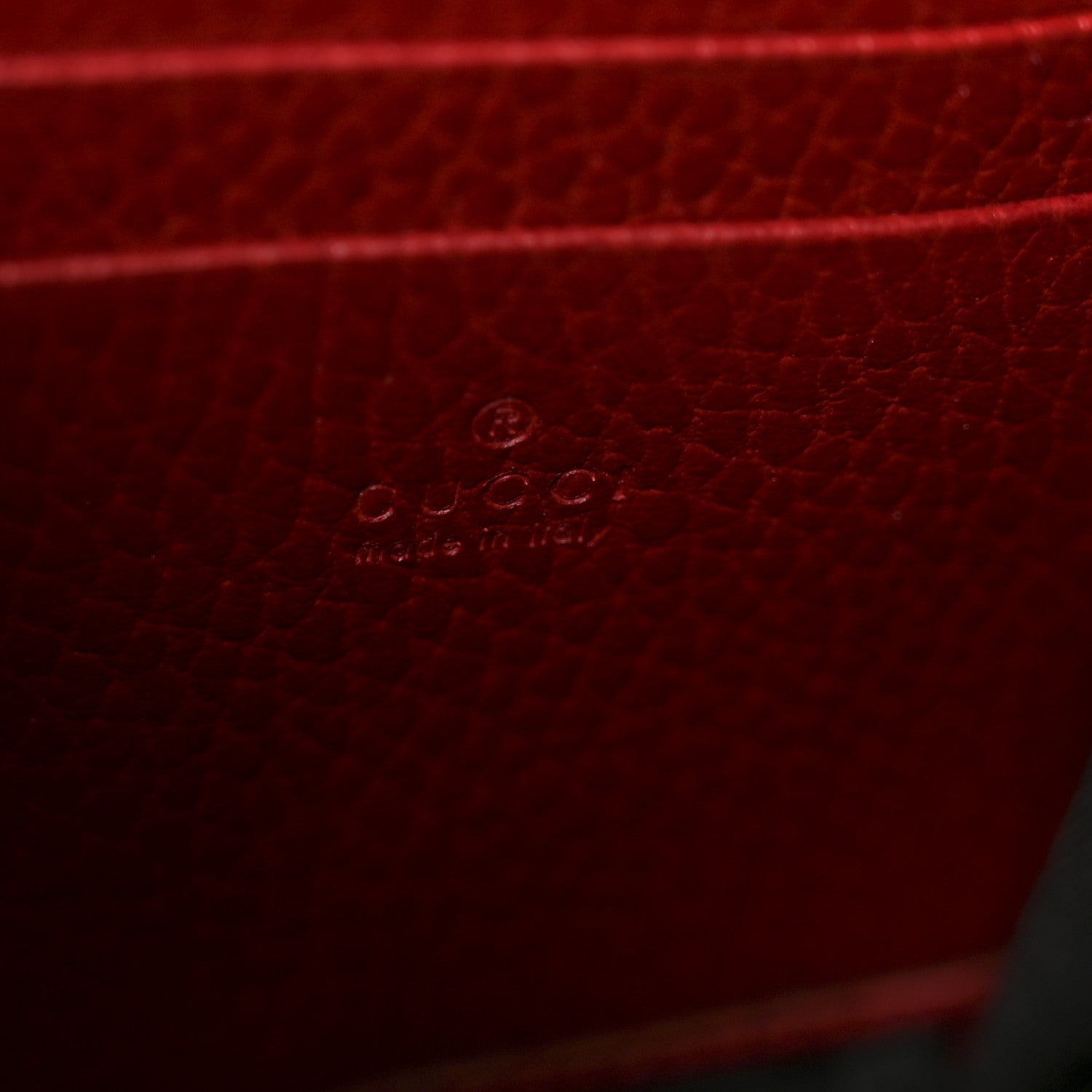 Calfskin Mini Dionysus Chain Wallet Hibiscus Red