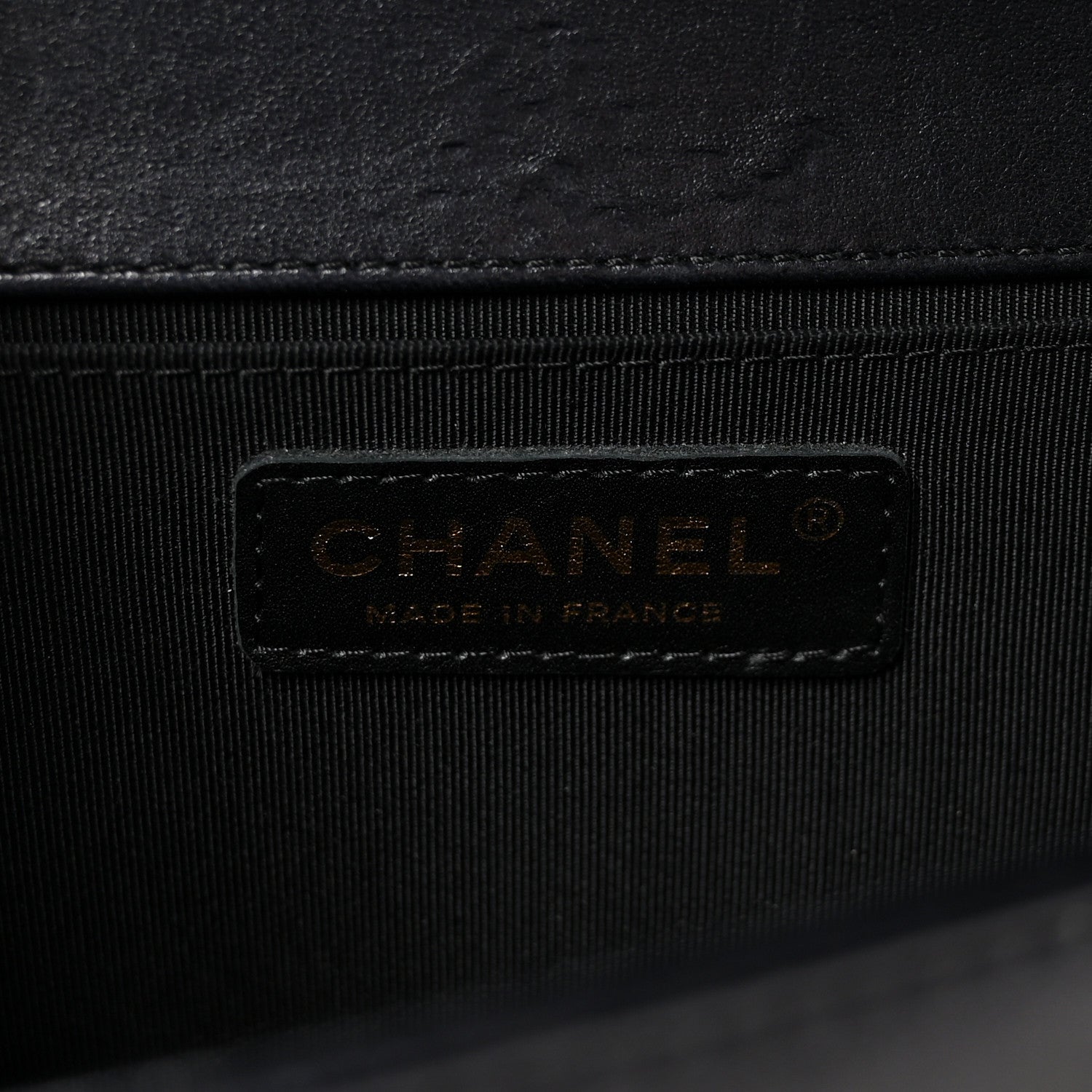 Lambskin Quilted Medium Boy Flap Black