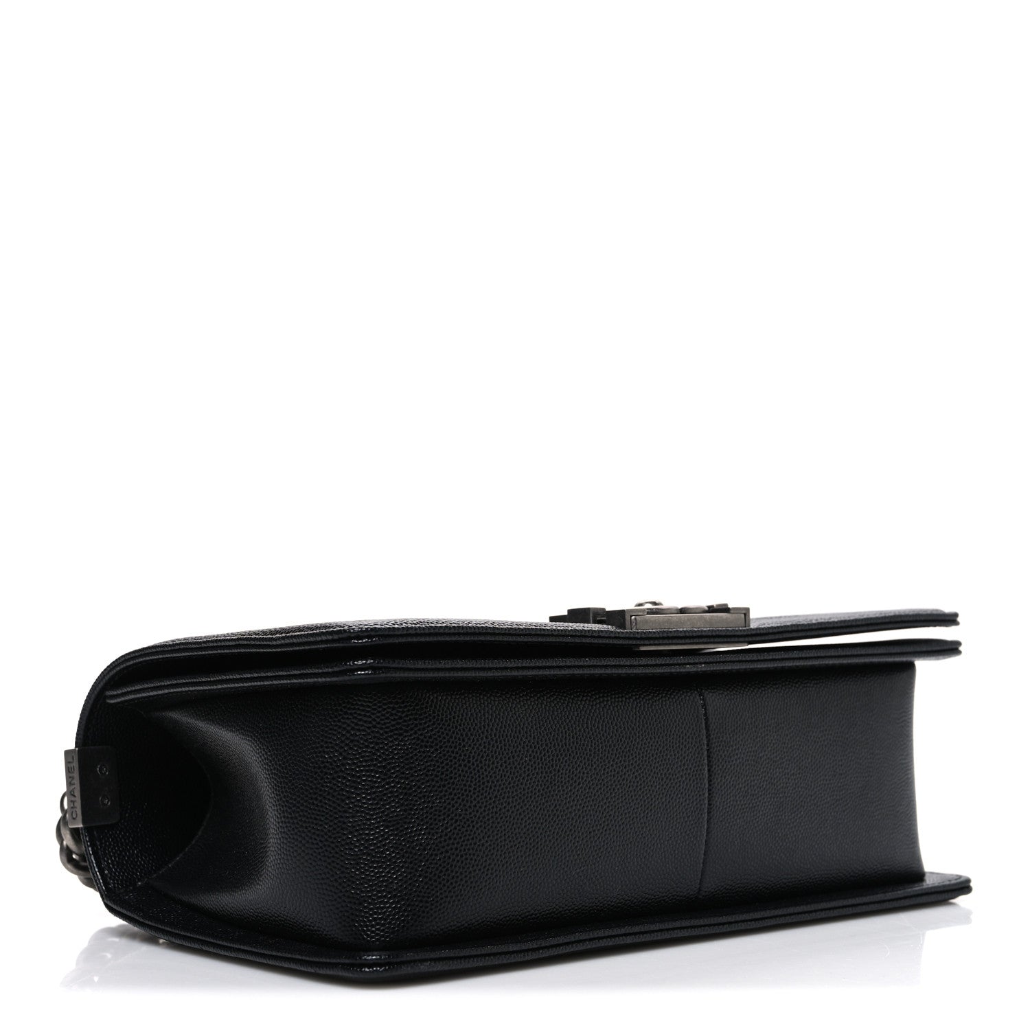 Caviar Quilted Medium Boy Flap Black