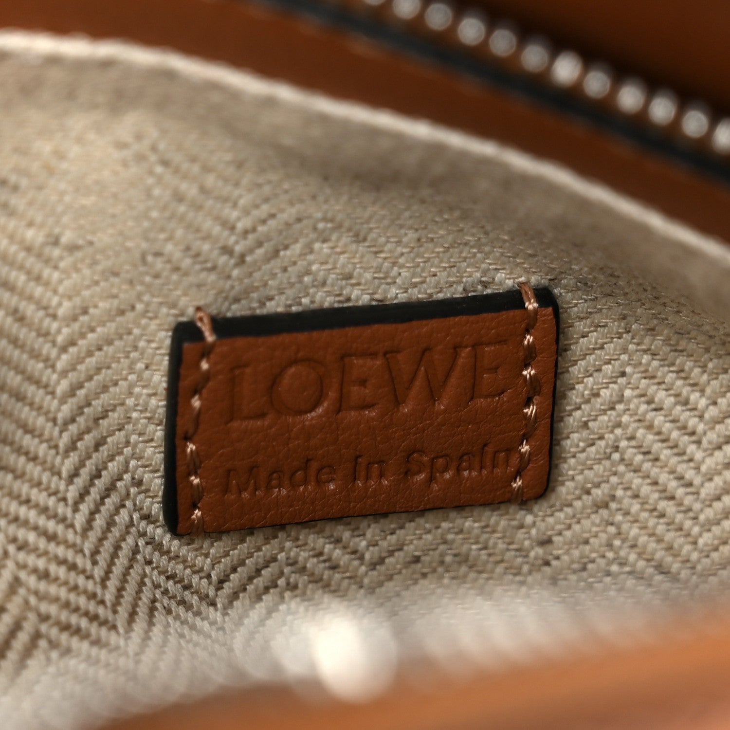 Calfskin Mini Puzzle Bag Tan