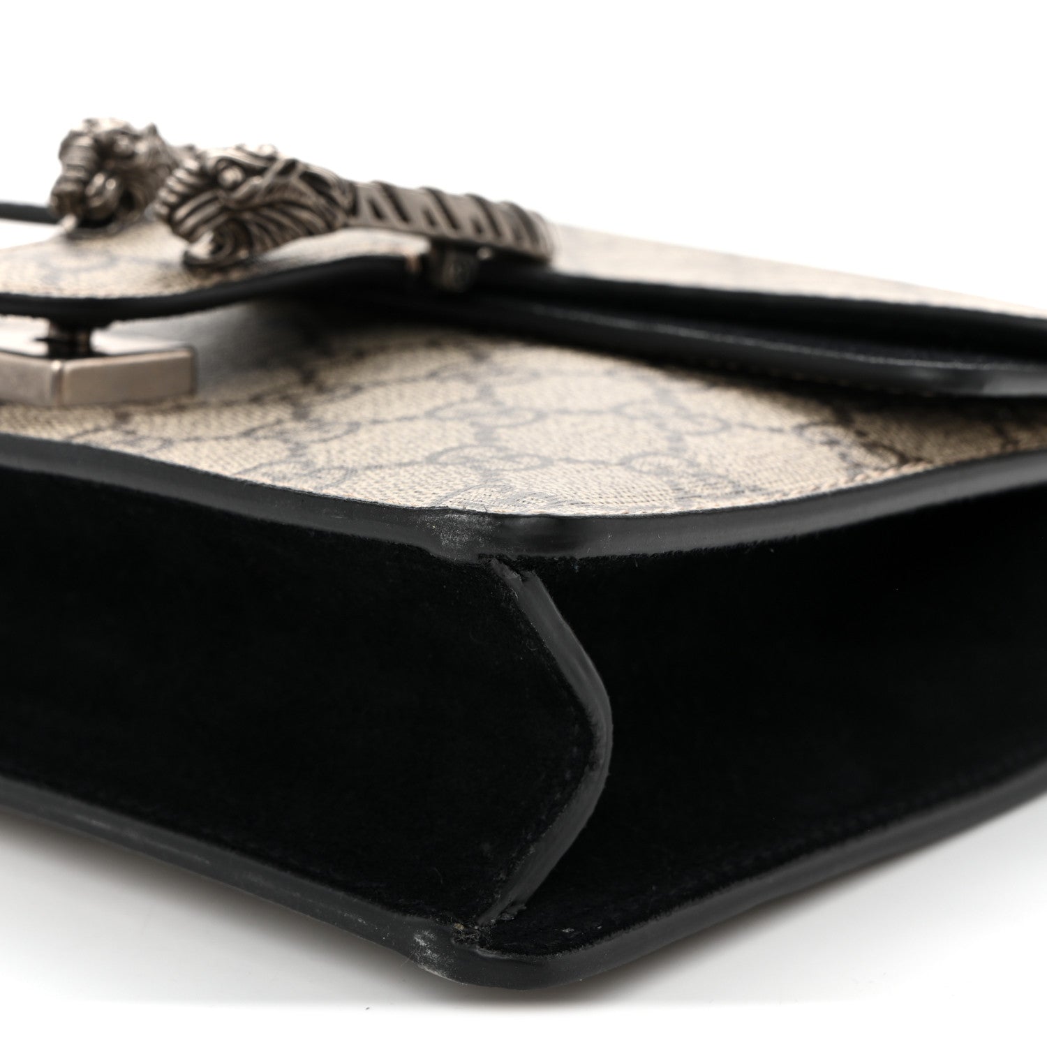 GG Supreme Monogram Mini Dionysus Shoulder Bag Black