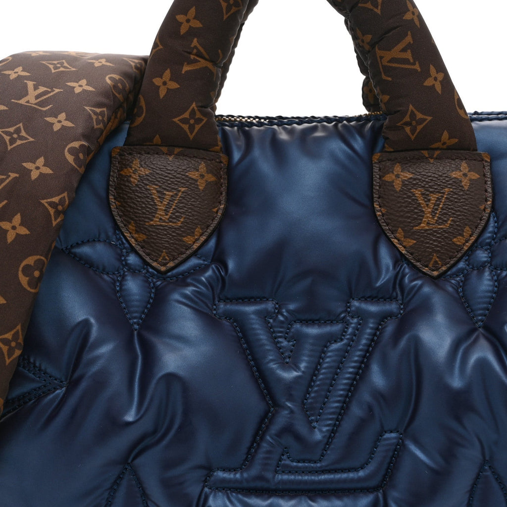 Econyl Mini Monogram Pillow Speedy Bandouliere 25 Navy
