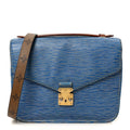 Epi Reverse Monogram Pochette Metis Denim Light