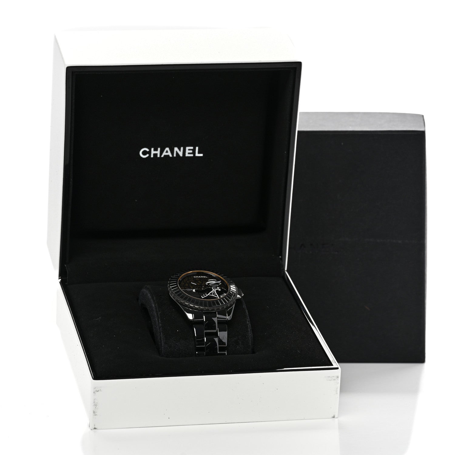 Stainless Steel Ceramic 38mm J12 Limited Edition Mademoiselle Couture Automatic Watch Black