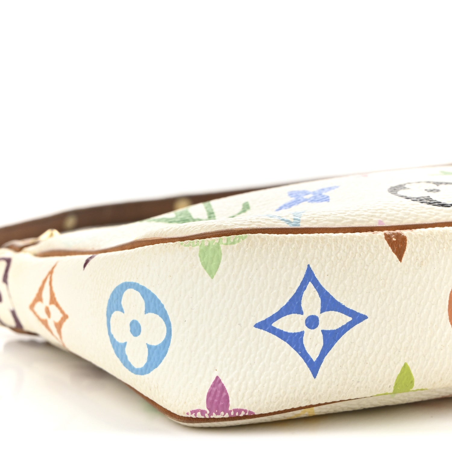 Monogram Multicolor Pochette Accessories White