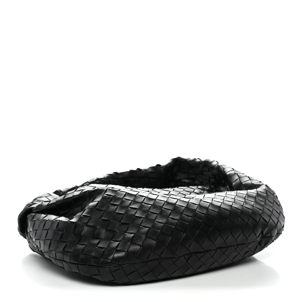 Nappa Intrecciato Small Jodie Hobo Black
