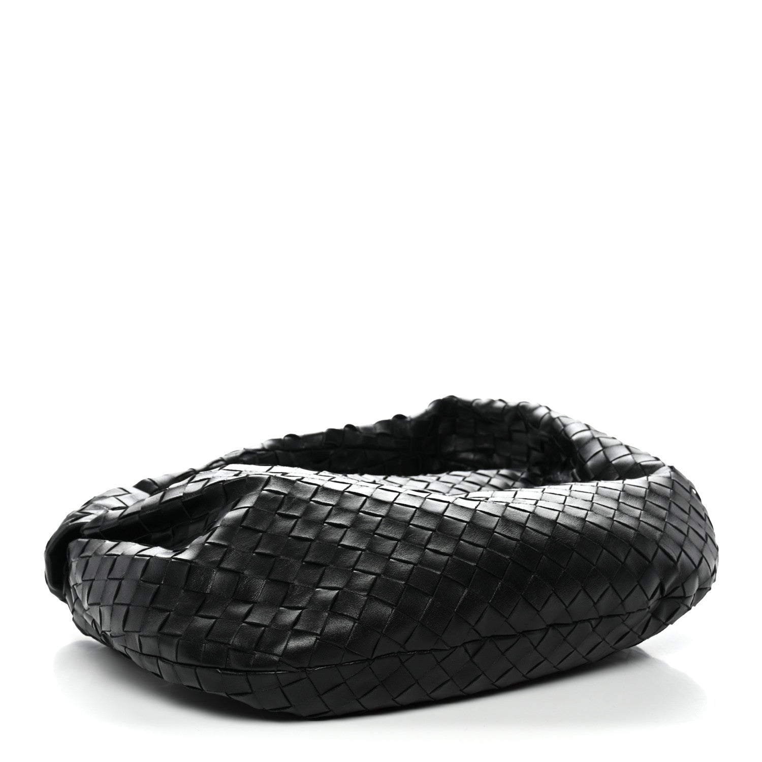 Nappa Intrecciato Small Jodie Hobo Black