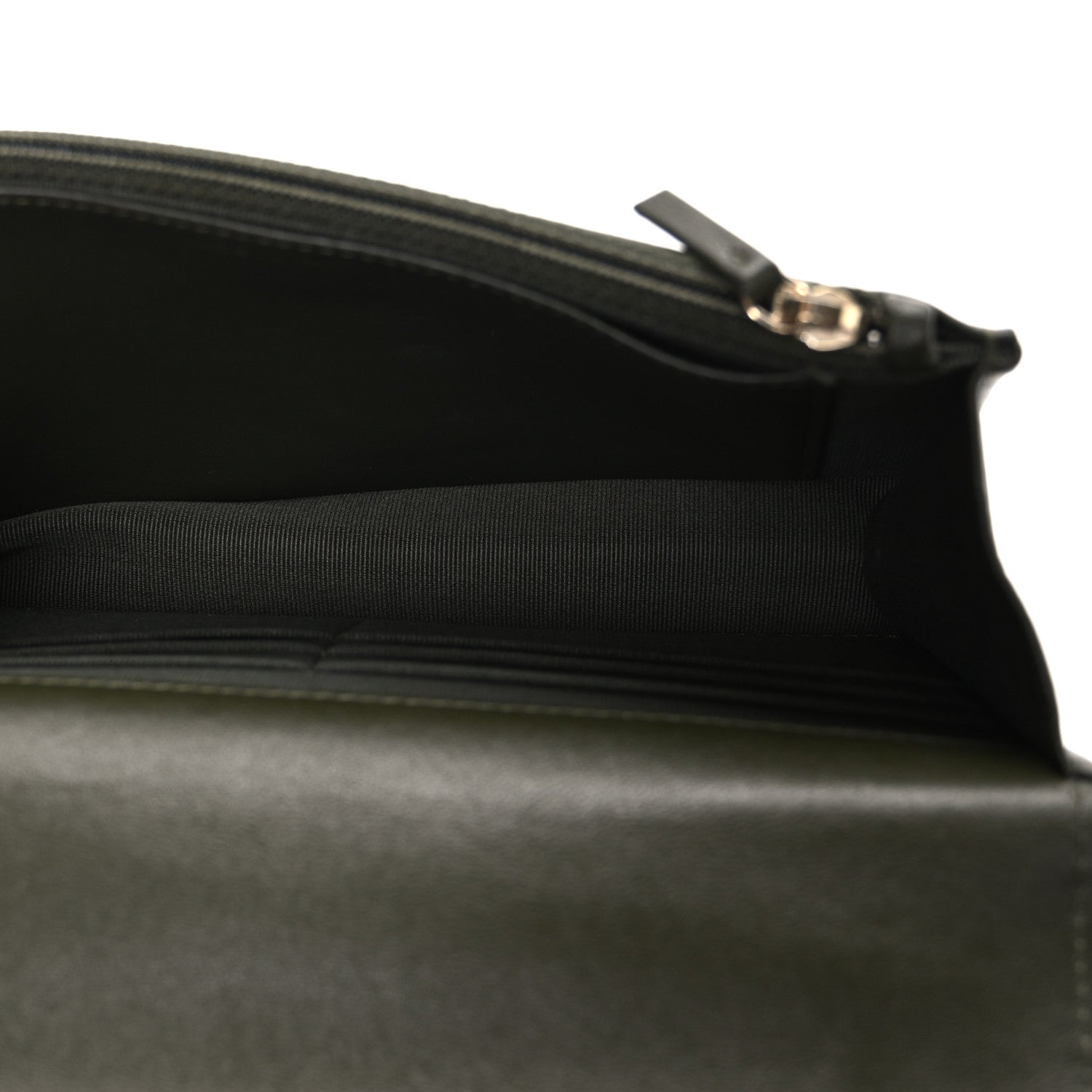 Lambskin Quilted Chanel 19 Wallet On Chain WOC Dark Green