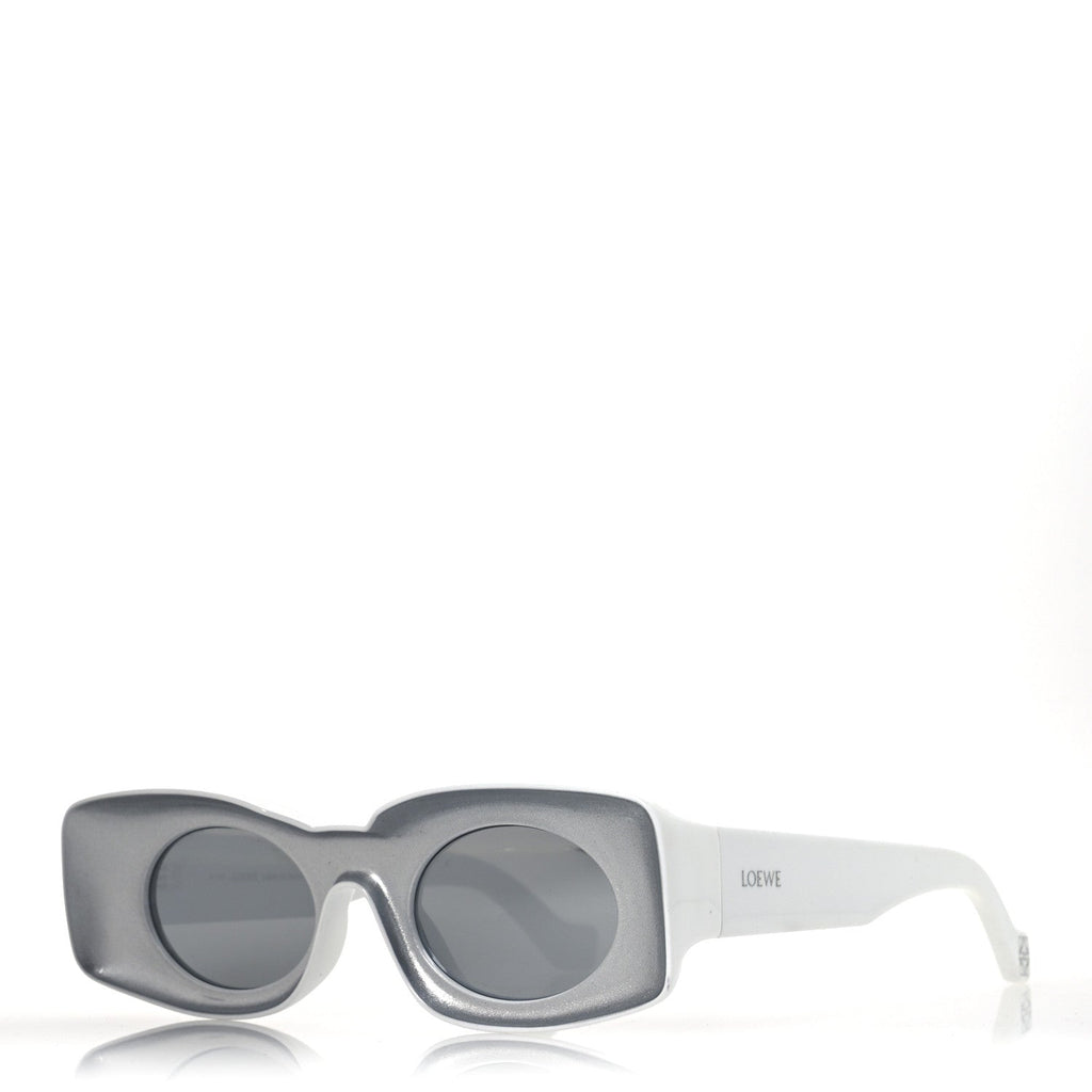 Acetate Sunglasses LW40033I Silver White