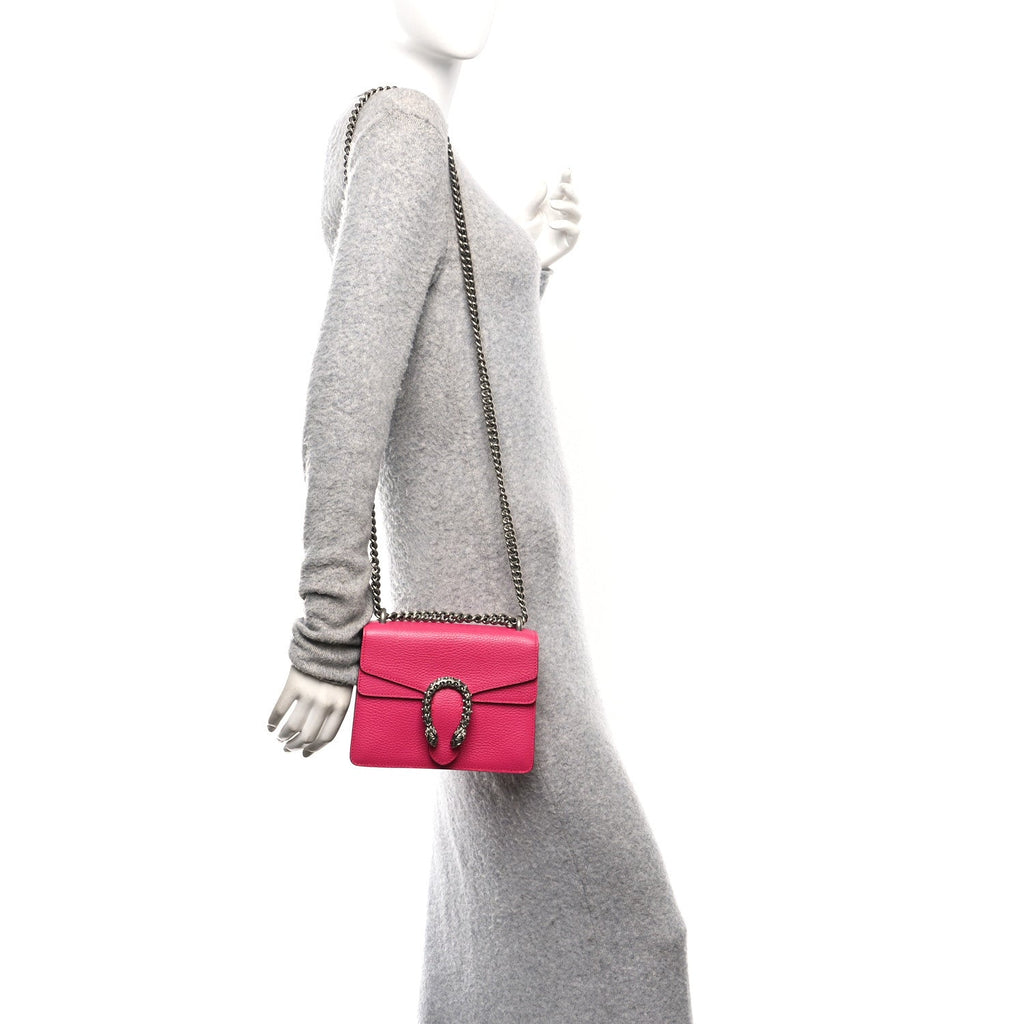 Calfskin Mini Dionysus Shoulder Bag Box Pink