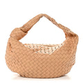 Nappa Intrecciato Small Jodie Hobo Almond