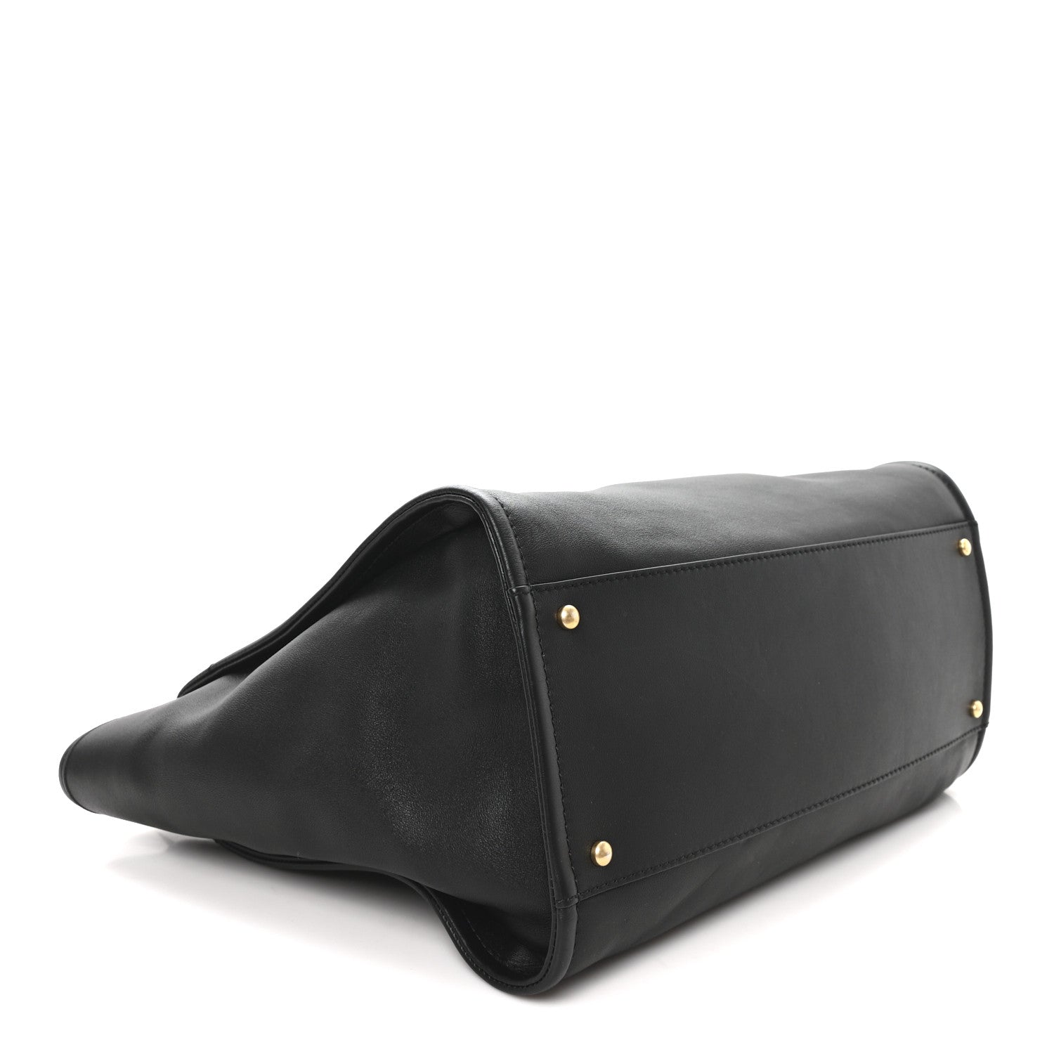 Calfskin Medium Deauville Tote Black Multicolor