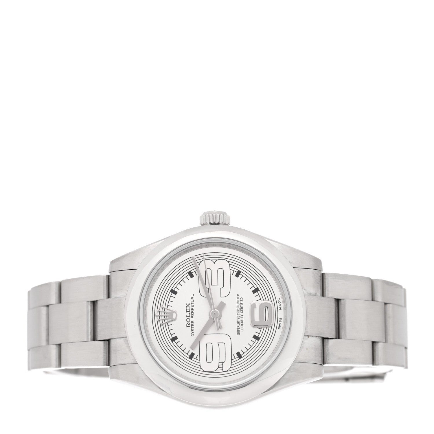 Stainless Steel 31mm Oyster Perpetual Watch Silver 177200