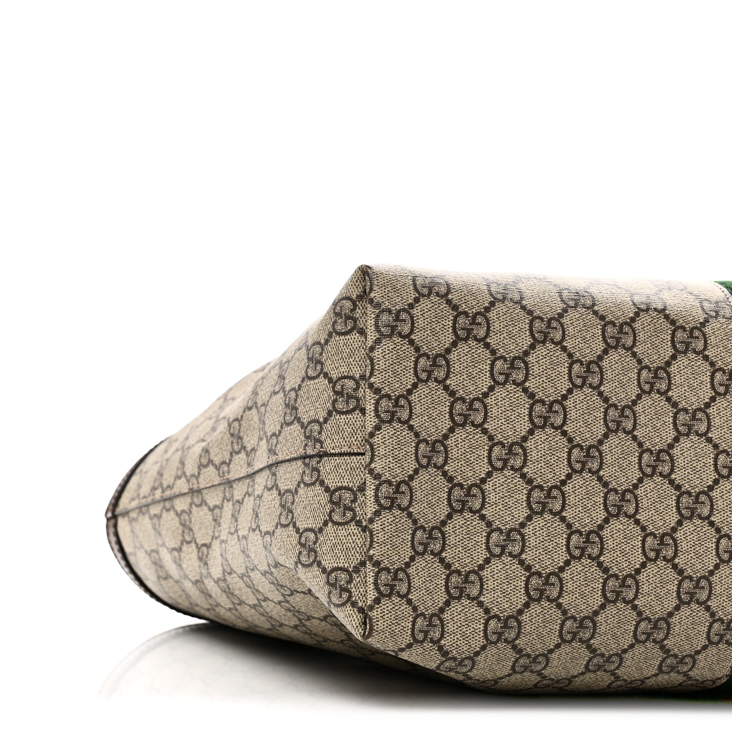 GG Supreme Monogram Medium Ophidia Shopping Tote Brown