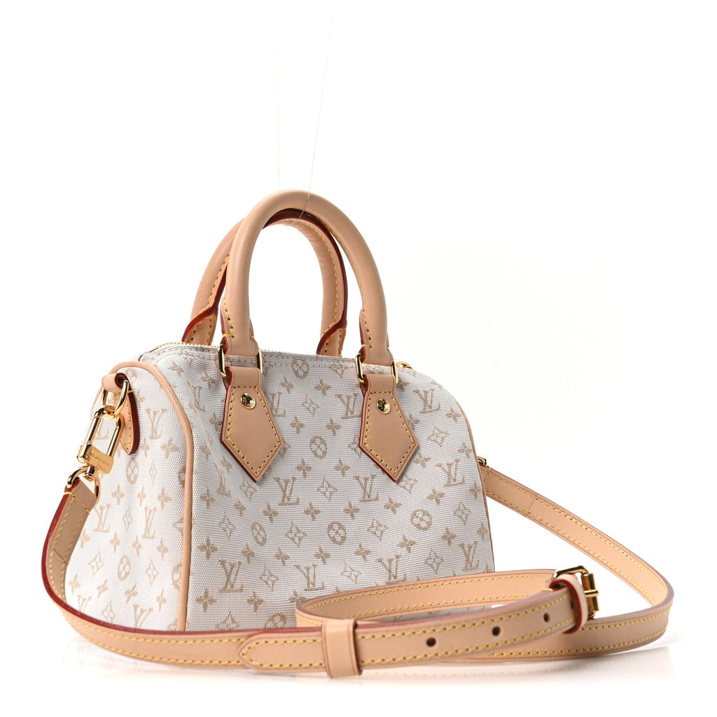 Monogram Mini Jacquard Speedy Bandouliere 20 Mastic Cream