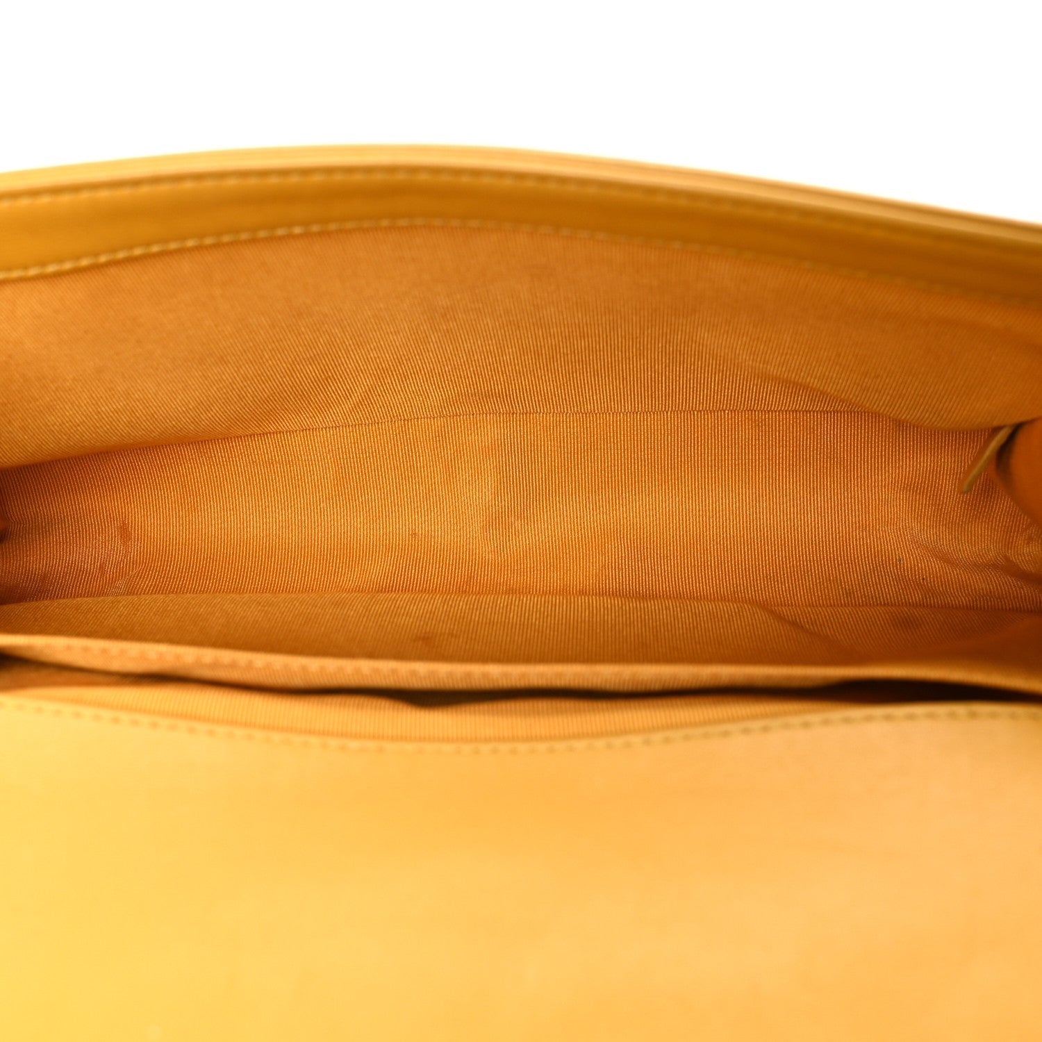 Lambskin Quilted Medium Boy Flap Yellow