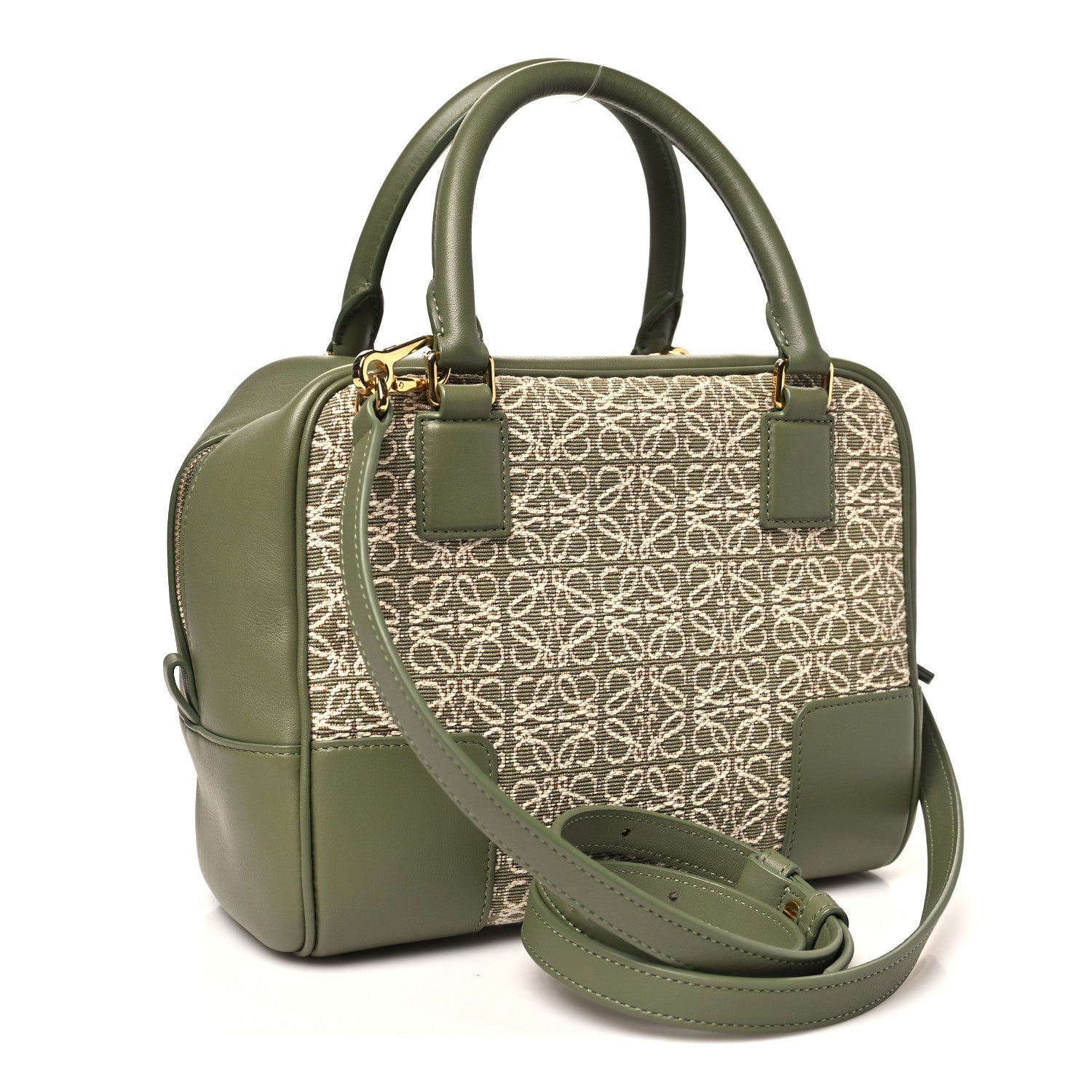 Jacquard Anagram Calfskin Amazona 19 Avocado Green