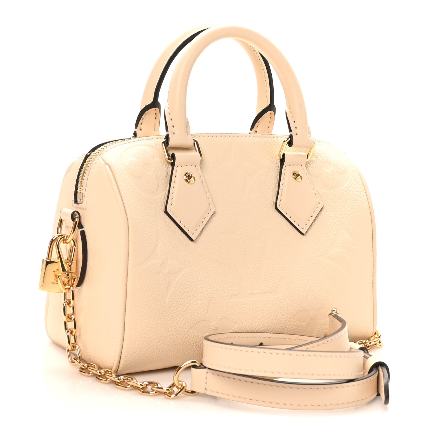 Empreinte Monogram Giant Speedy Bandouliere 20 Creme