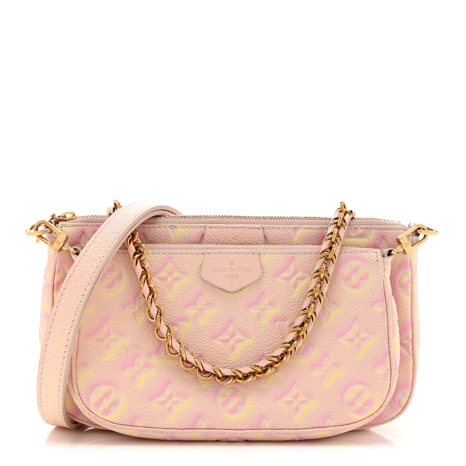 Empreinte Monogram Summer Stardust Multi Pochette Accessories Pink