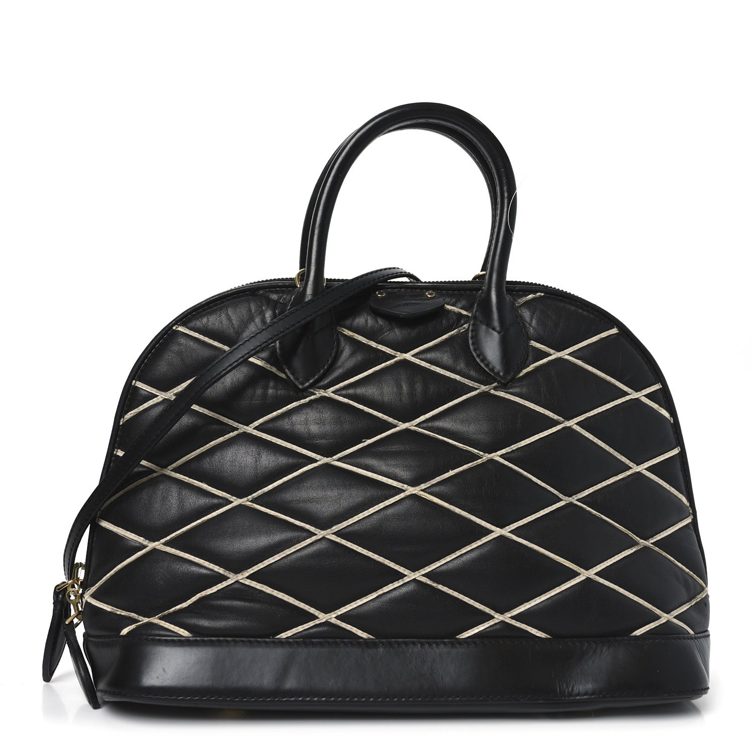 Lambskin Malletage Alma PM Black