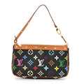 Monogram Multicolor Pochette Accessories Black