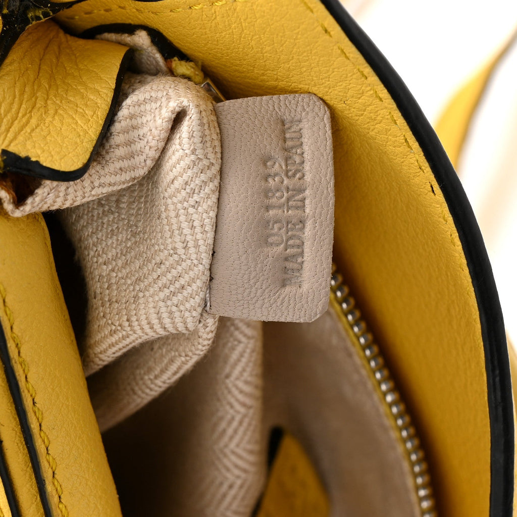 Calfskin Mini Puzzle Bag Yellow