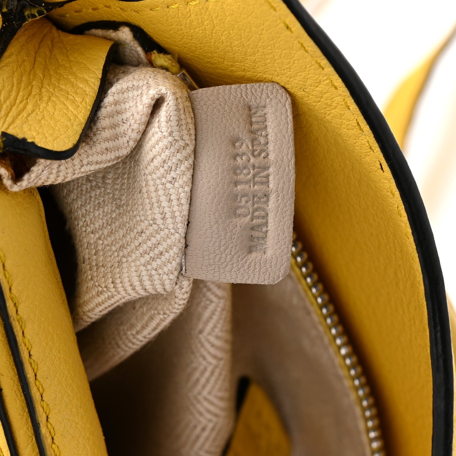 Calfskin Mini Puzzle Bag Yellow