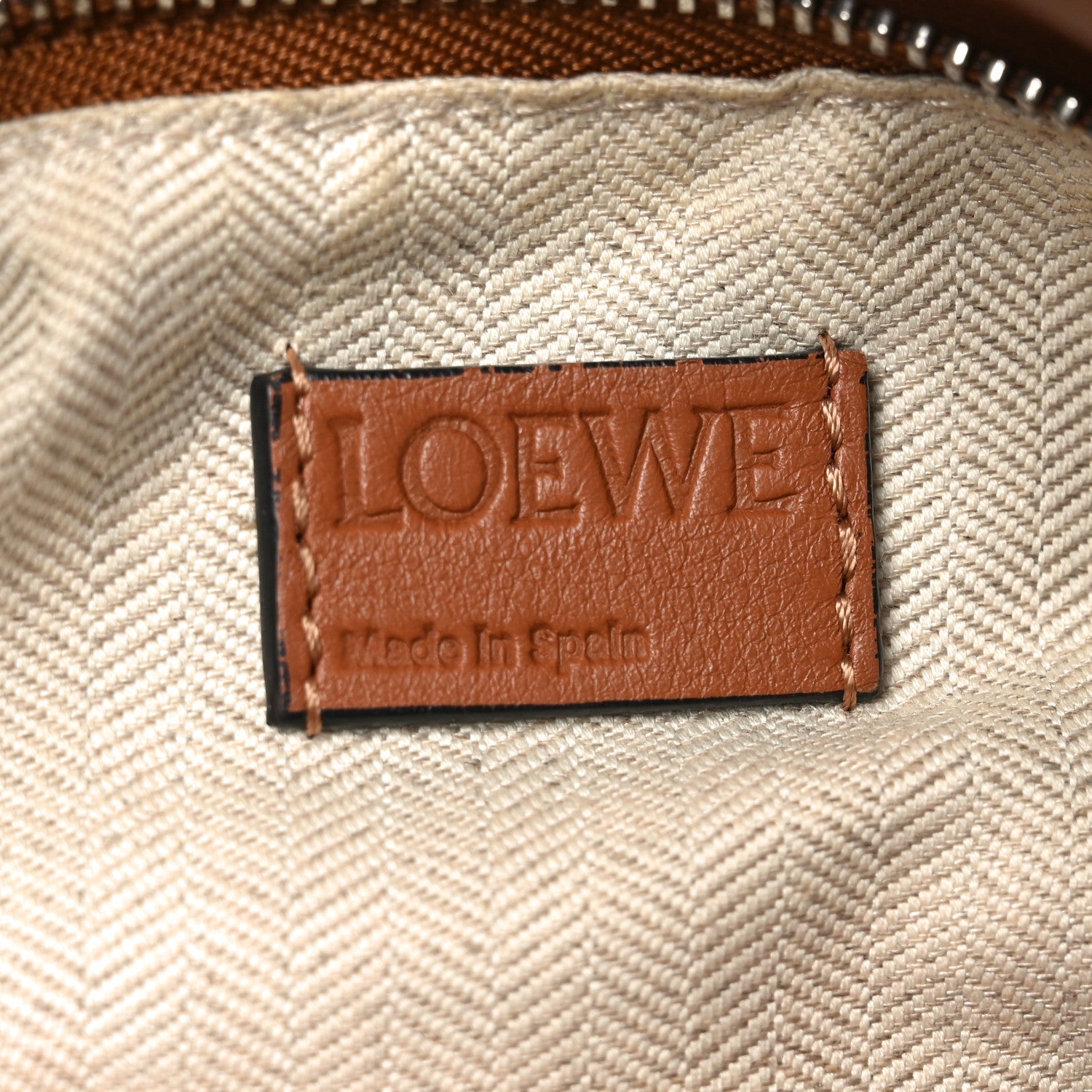 Calfskin Small Puzzle Bag Tan
