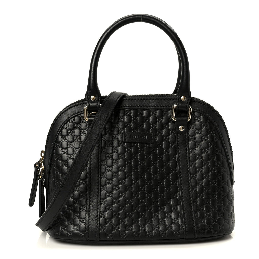 Microguccissima Mini Dome Bag Black