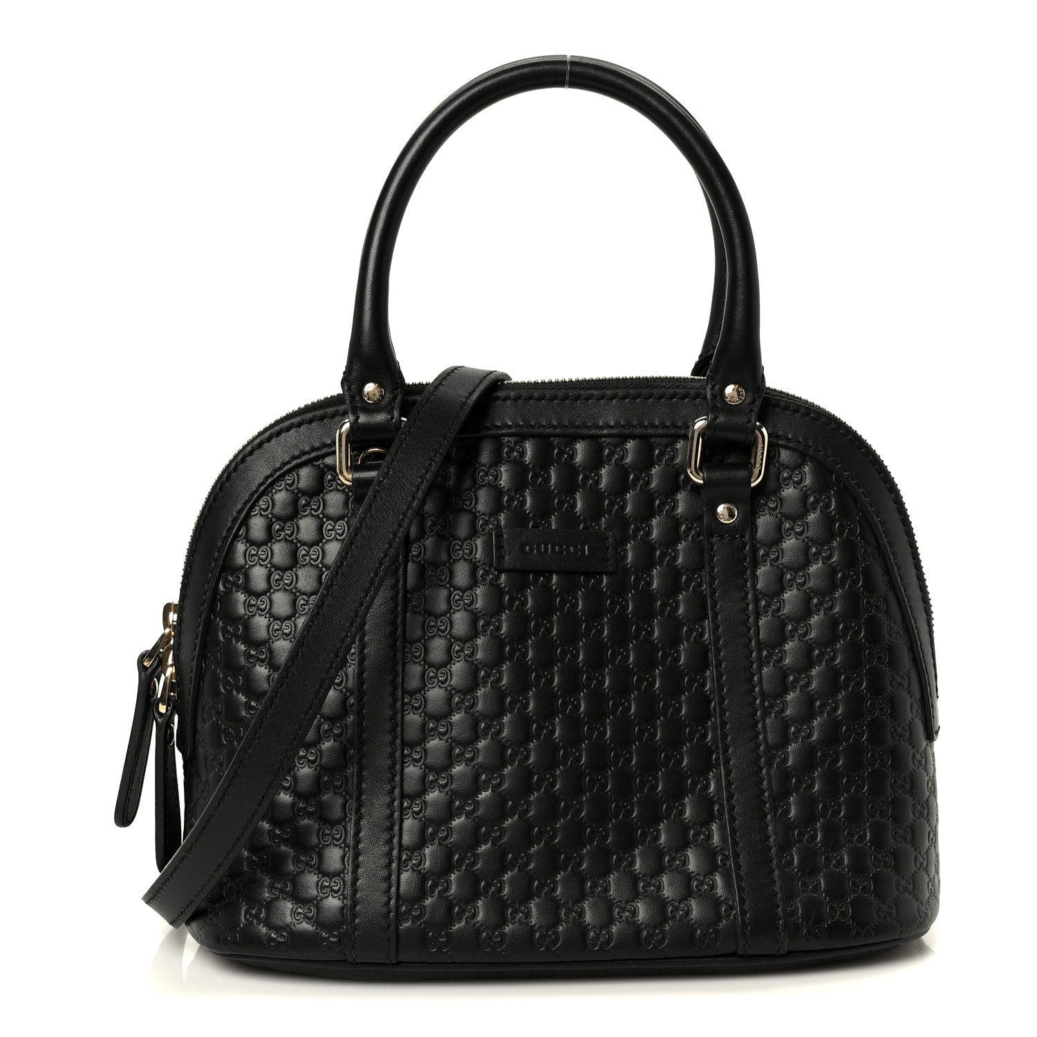 Microguccissima Mini Dome Bag Black