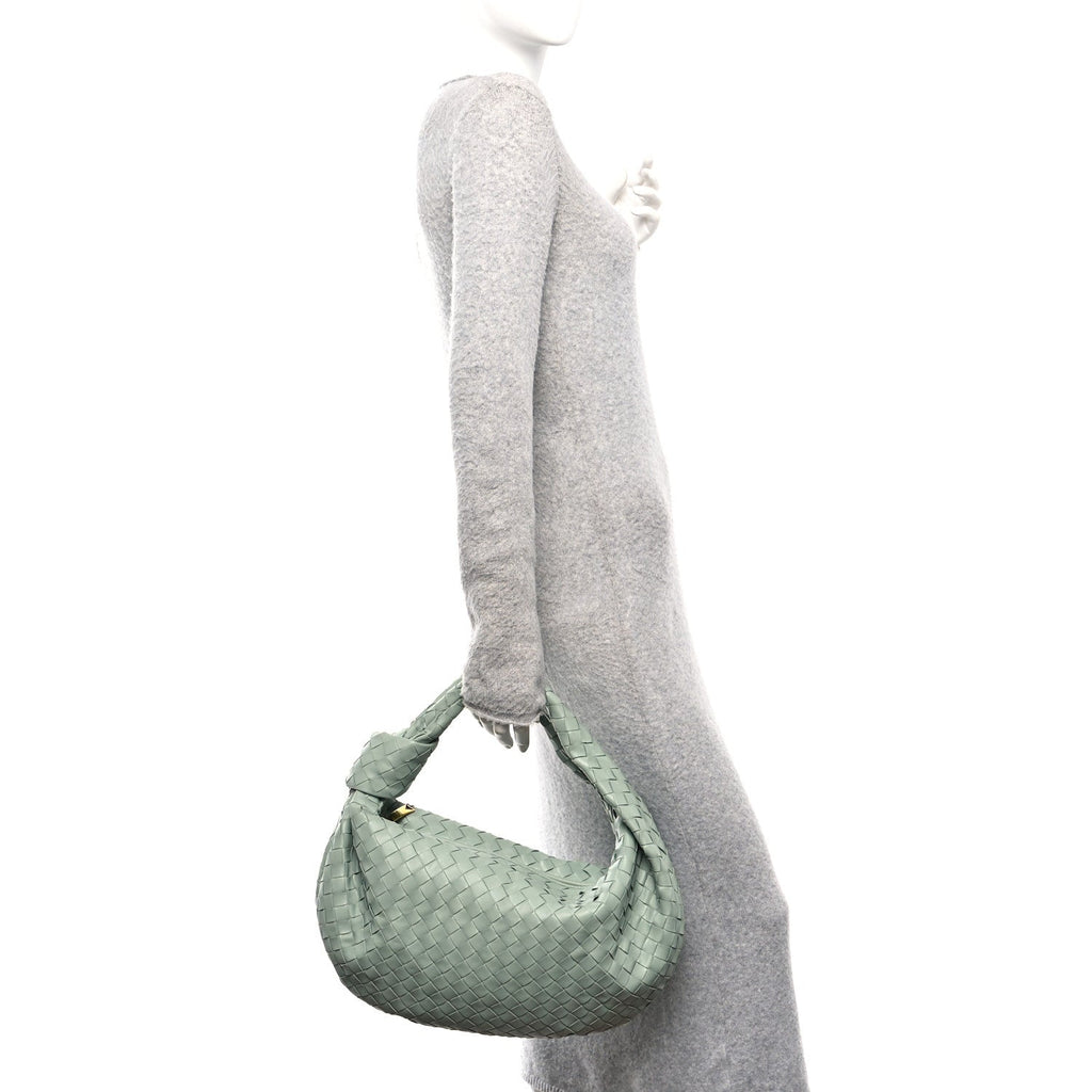 Nappa Intrecciato Small Jodie New Sauge