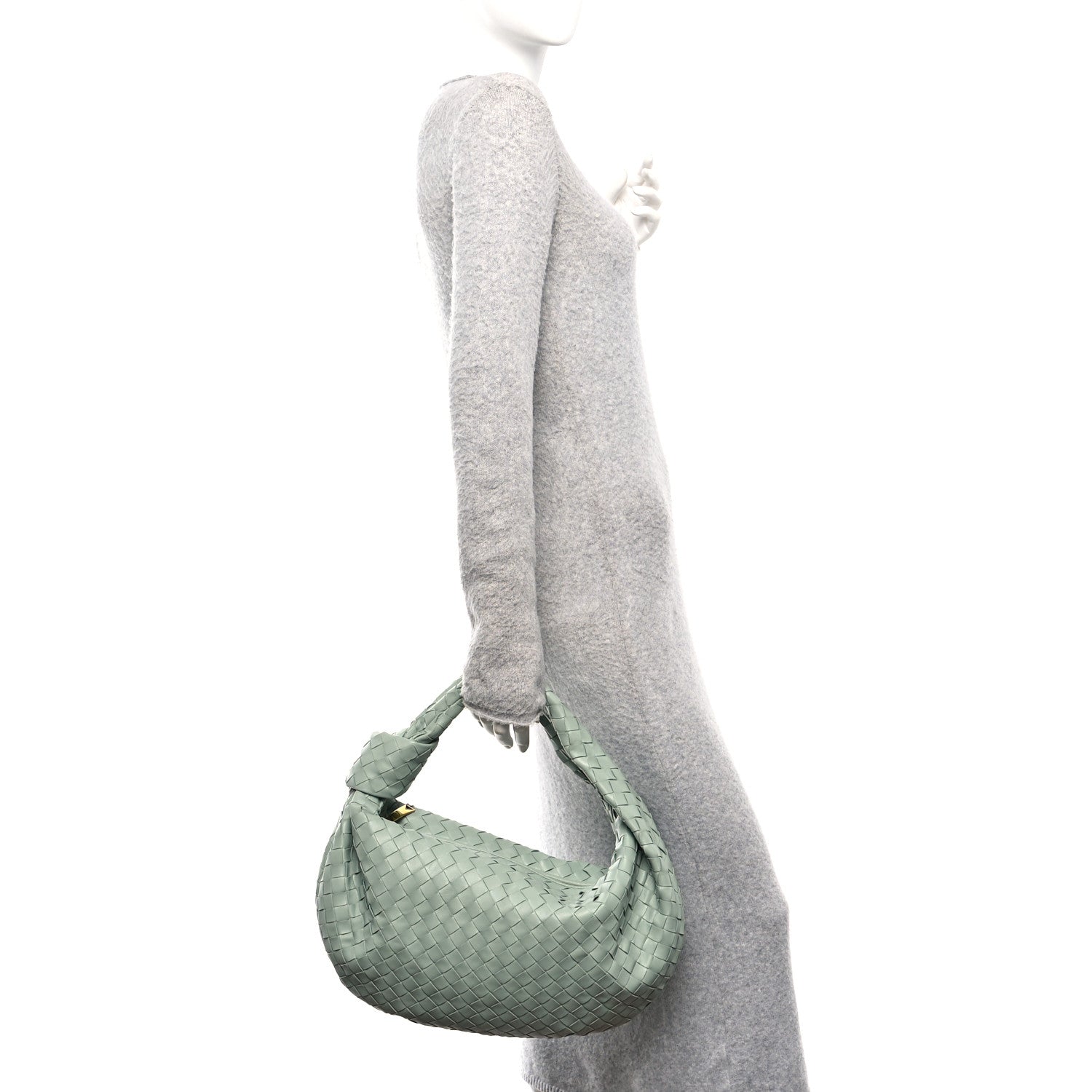 Nappa Intrecciato Small Jodie New Sauge