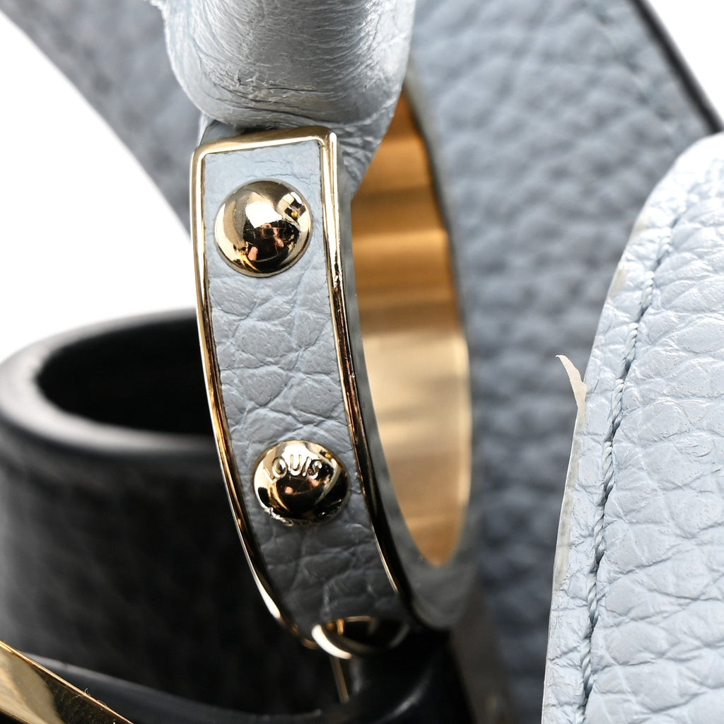 Taurillon Capucines MM Black Blue White
