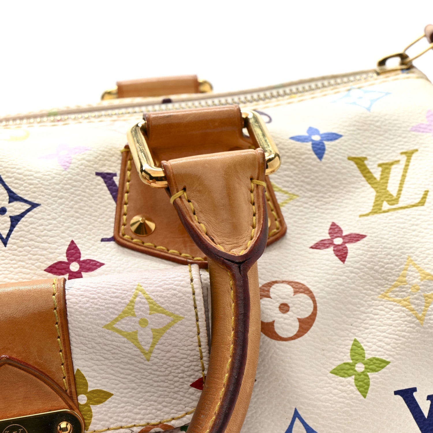Monogram Multicolor Speedy 30 White