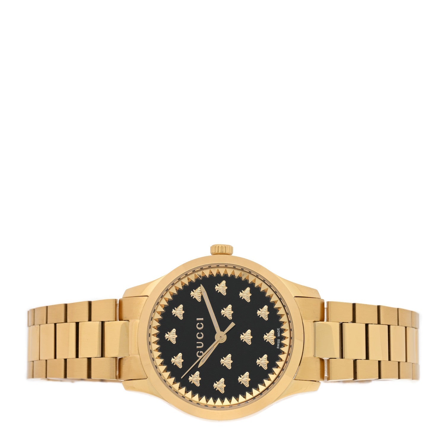 Stainless Steel 32mm G-Timeless Bee Quartz Watch Black