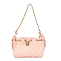 Caviar Quilted Mini Chanel 25 Handbag Light Pink