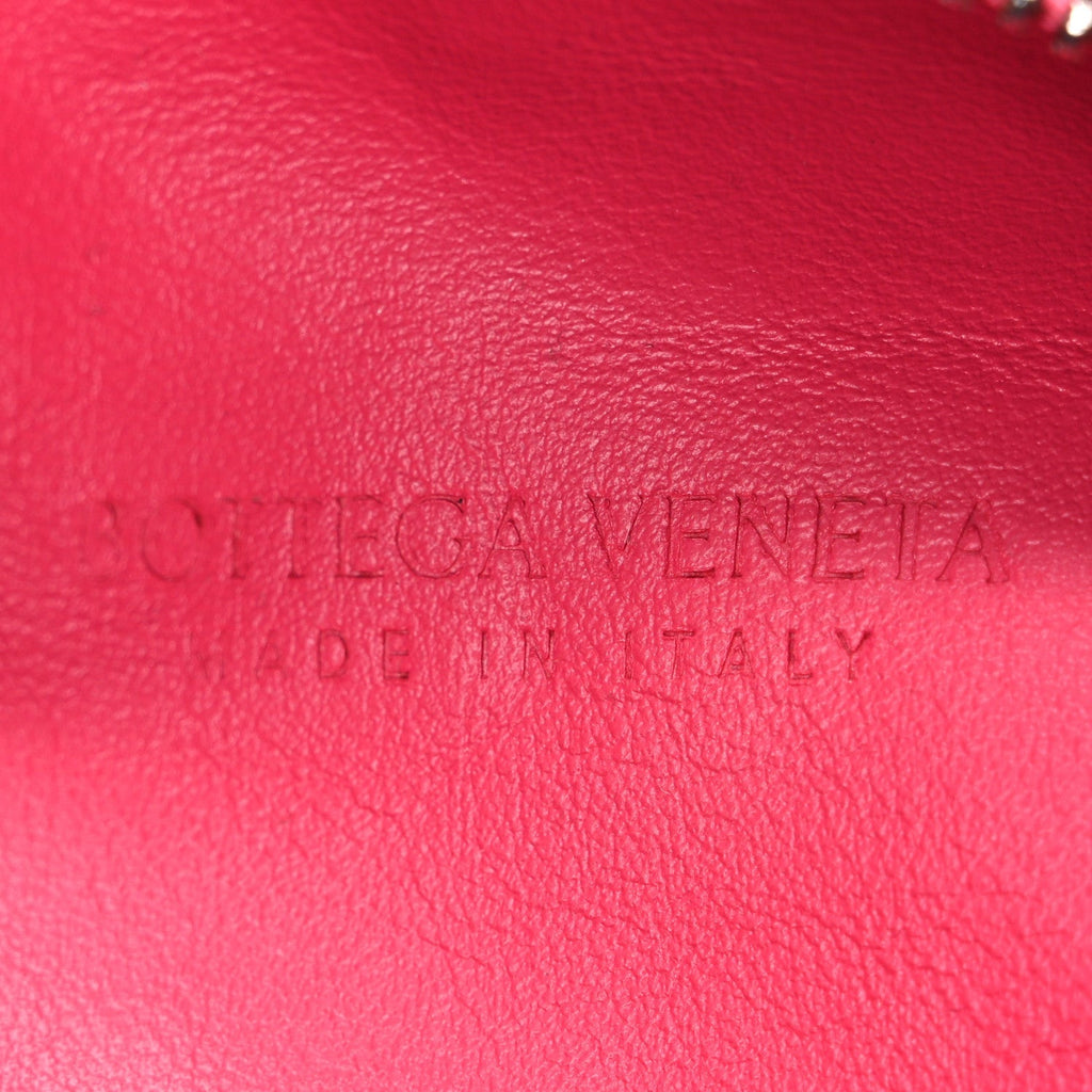 Nappa Intrecciato Teen Jodie Hobo Cranberry