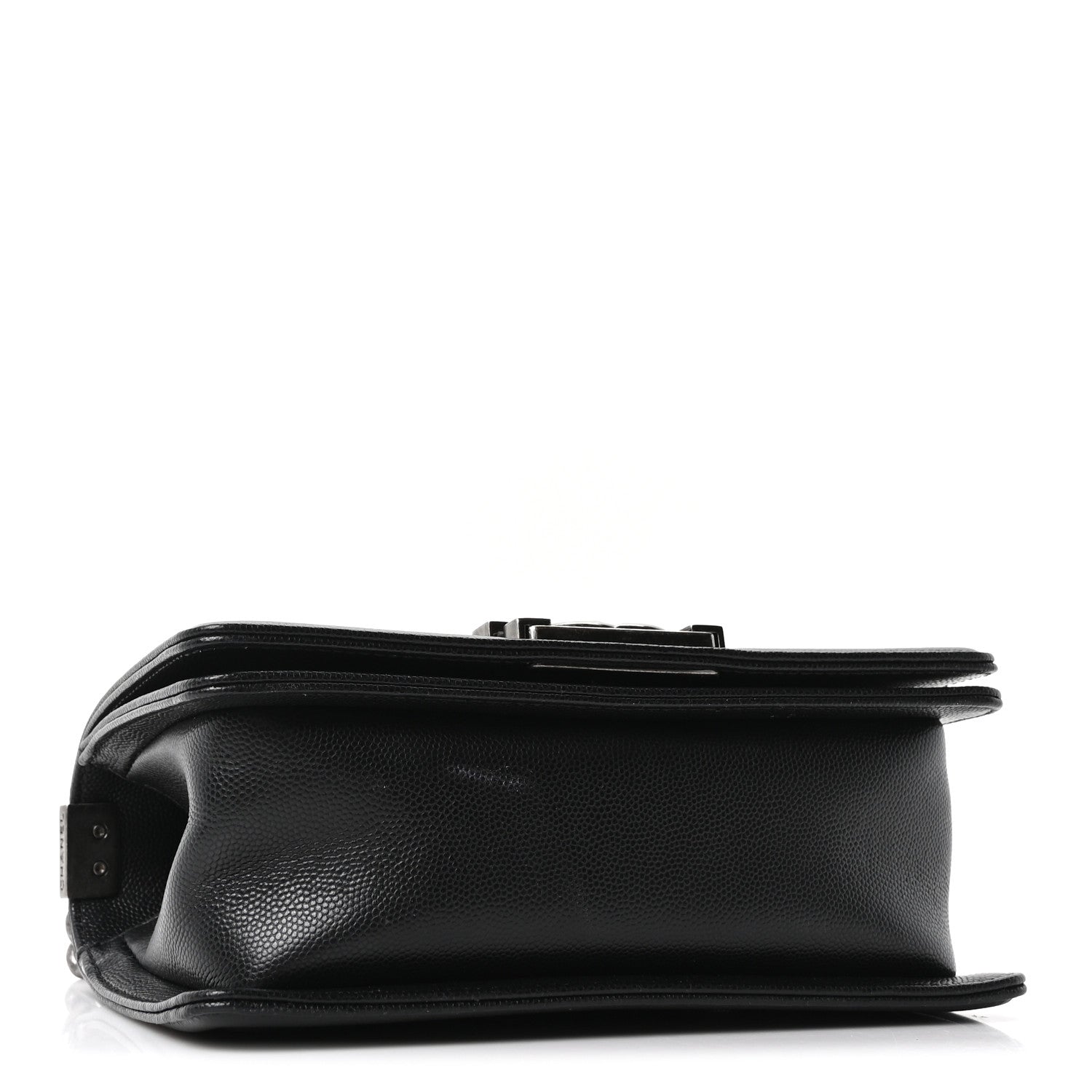 Caviar Quilted Small Boy Flap Black