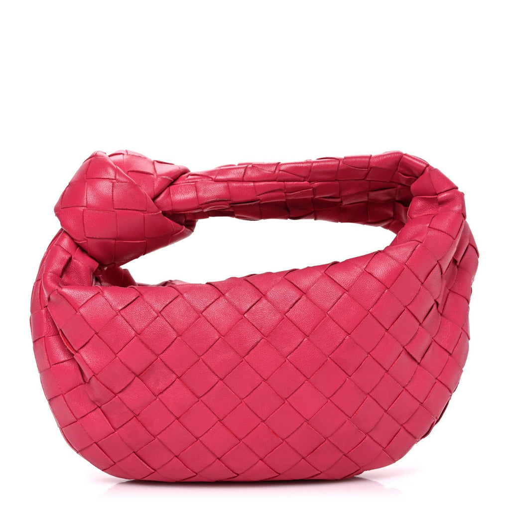Nappa Intrecciato Mini Jodie Cranberry