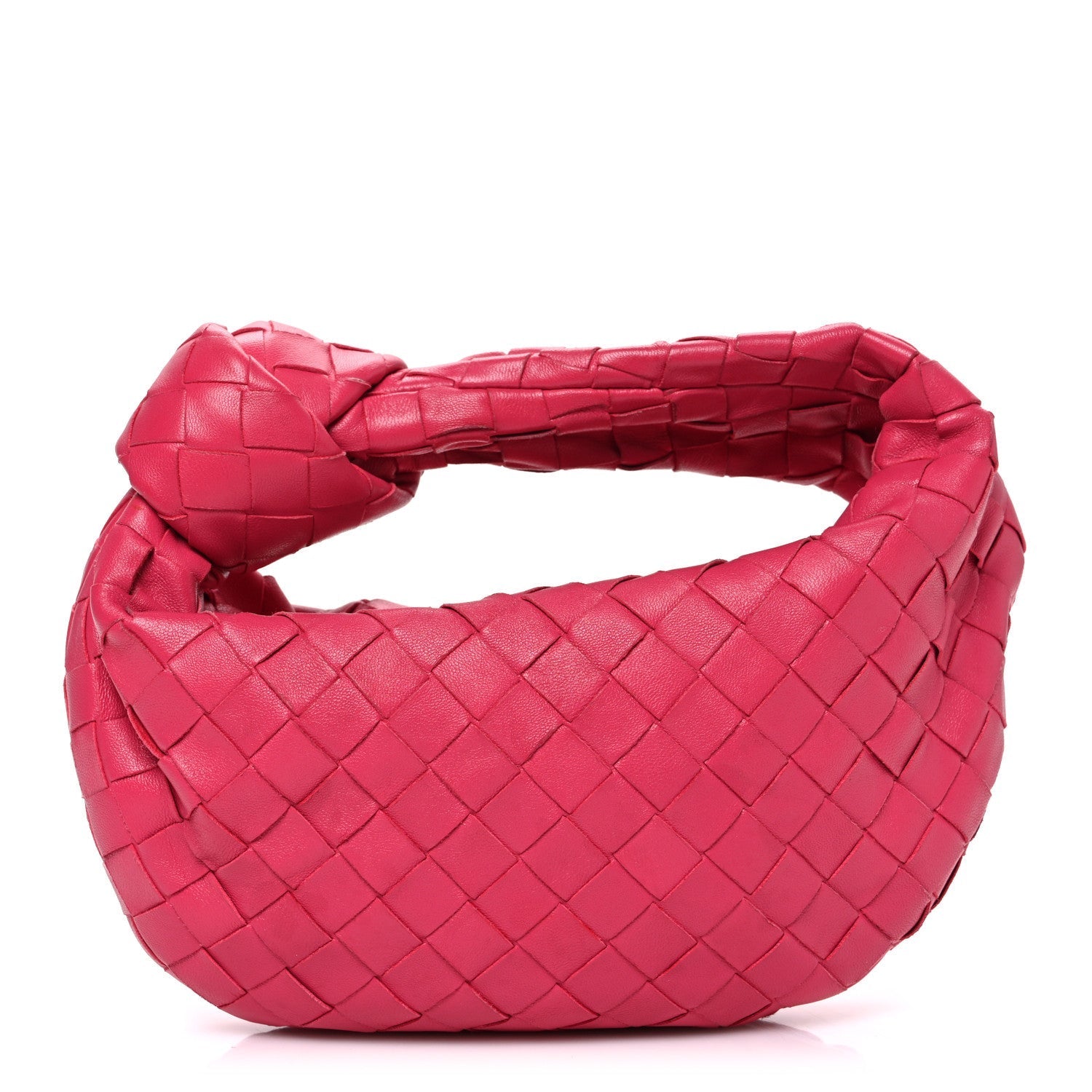 Nappa Intrecciato Mini Jodie Cranberry