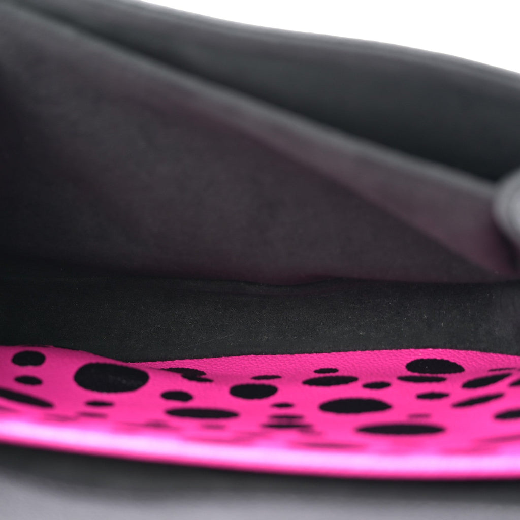 LV x YK Empreinte Monogram Giant Pochette Metis Black Fuchsia