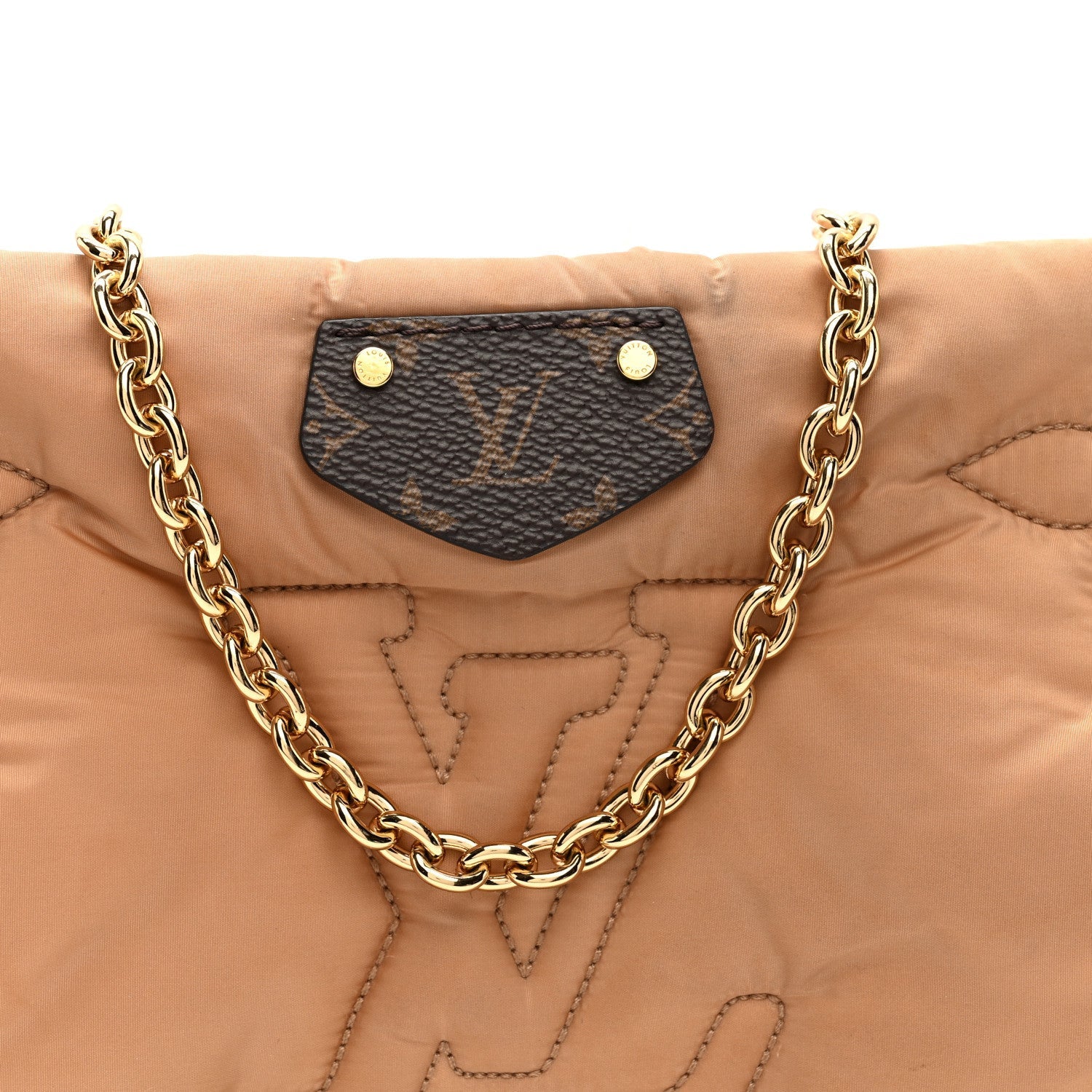 Econyl Monogram Pillow Maxi Multi Pochette Accessories Mini Pochette Beige
