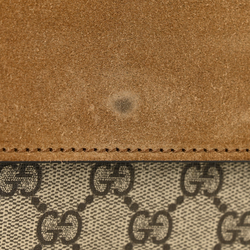 GG Supreme Monogram Mini Dionysus Shoulder Bag Taupe