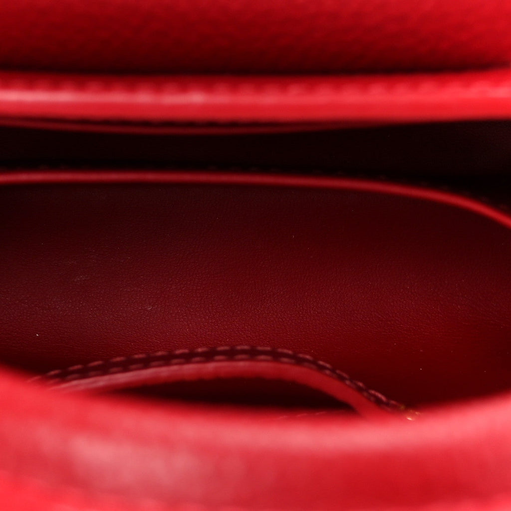 Taurillon Mini Capucines Scarlet