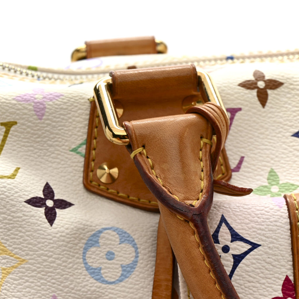 Monogram Multicolor Speedy 30 White