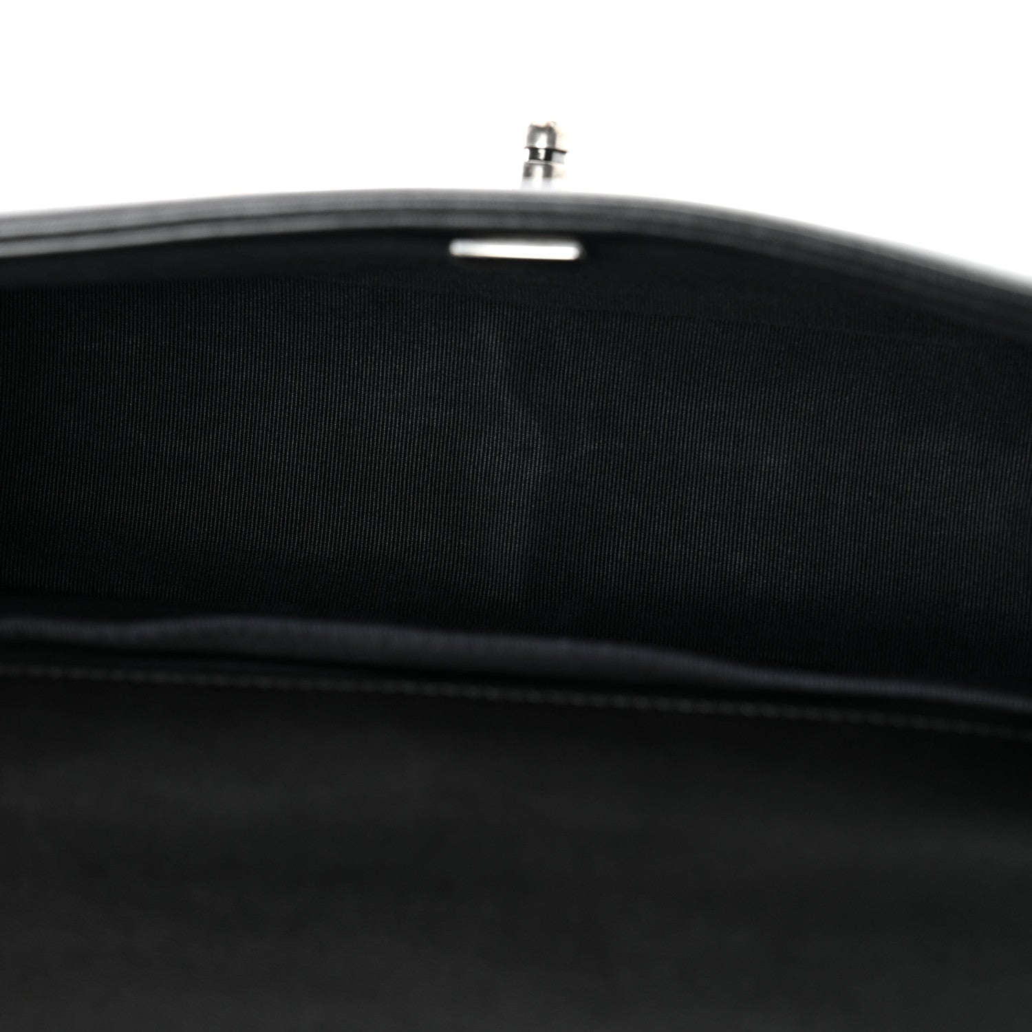 Lambskin Quilted Medium Boy Flap Black