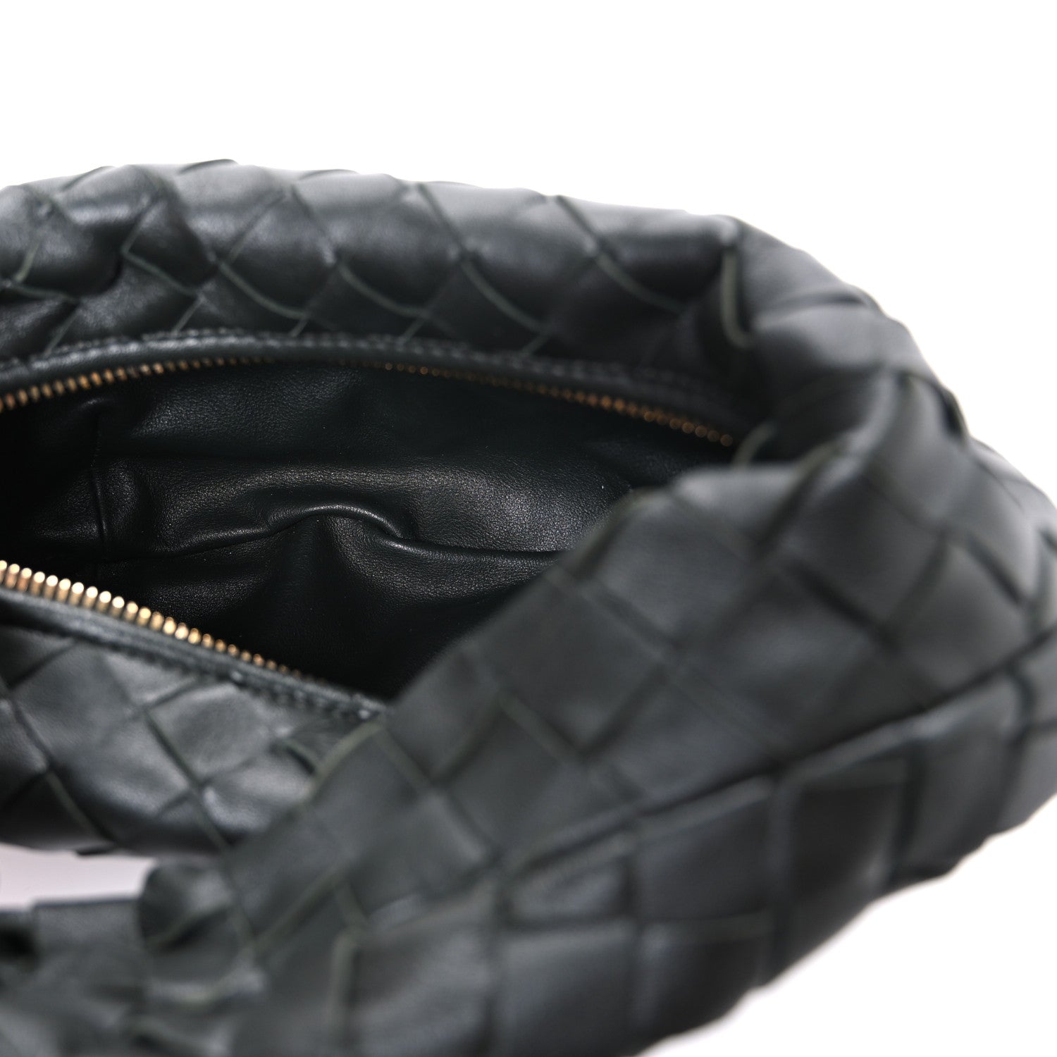 Nappa Intrecciato Mini Jodie Dark Moss