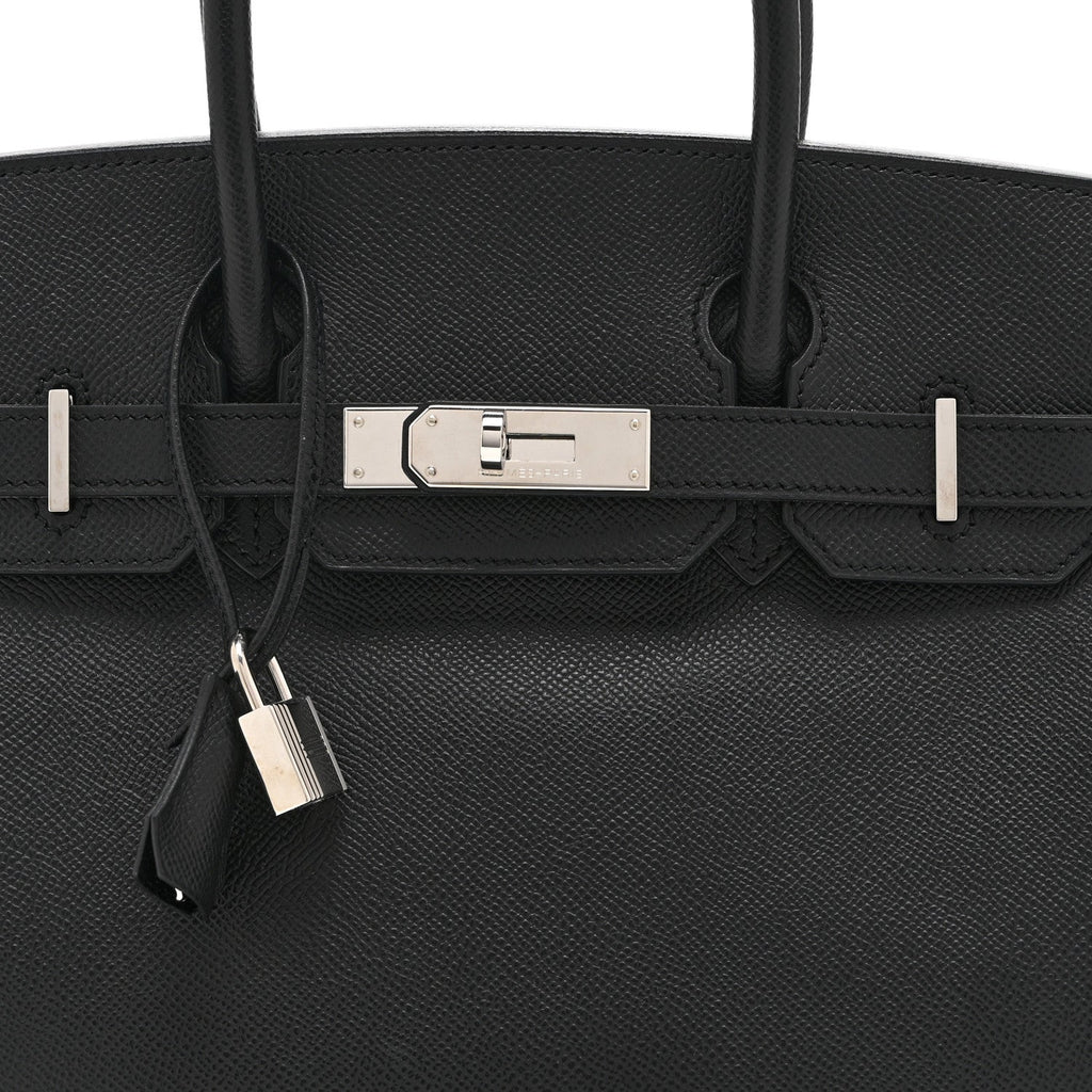 Epsom Birkin 30 Black