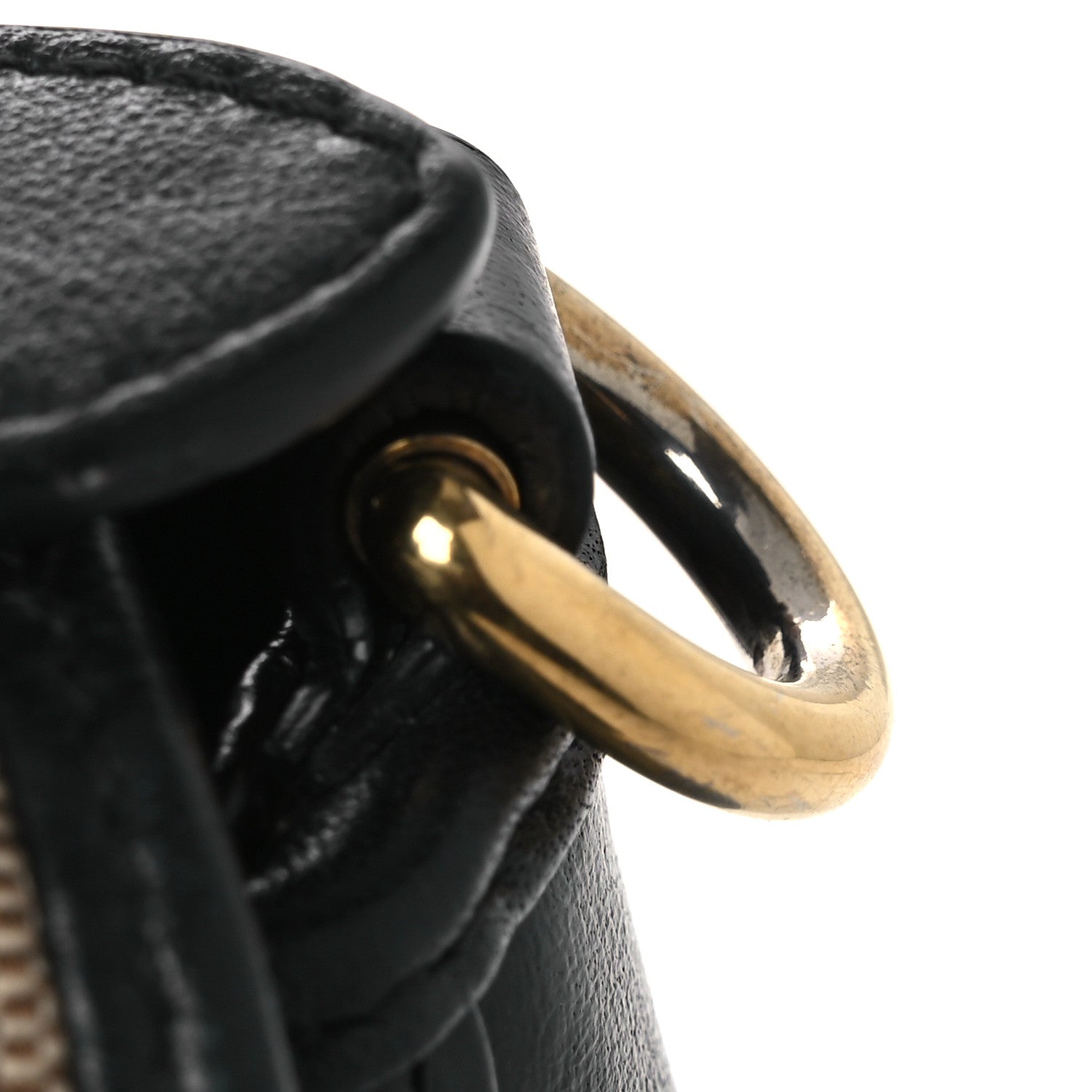 Monogram Azalea Calfskin Matelasse Diagonal Mini GG Marmont Top Handle Shoulder Bag Beige Ebony Black